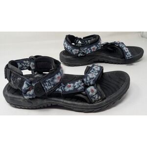 Teva 6433 Hurricane Women's Size 5 Floral Water Sports‎ Outdoor Sandals Blue